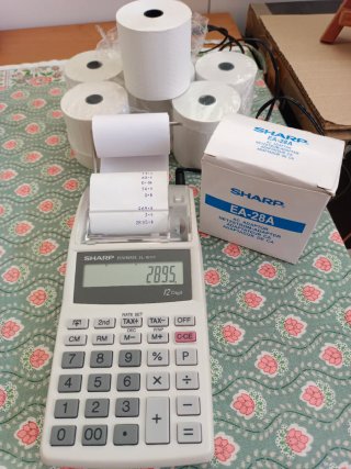 Calculadora Impresora Sharp EL-1611V