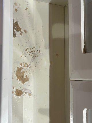 Mueble de baño alto blanco