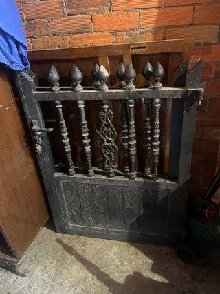 Cancela de Aluminio de Dos Hojas