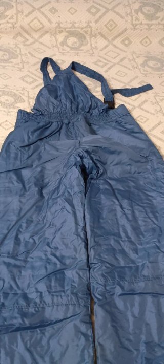 Pantalón de Esquí Azul con Tirantes