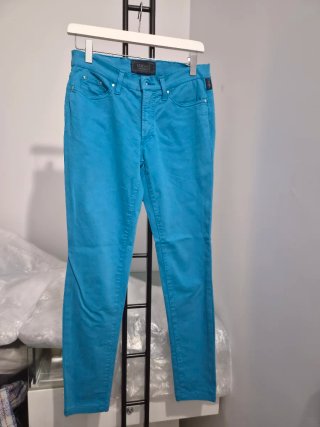 Pantalones Versace Turquesa