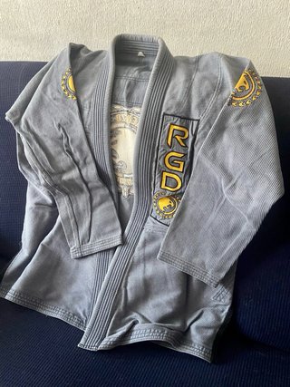 Kimono Jiu Jitsu Renzo Gracie Azul/Dorado L-XL