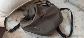 Borsa Polo Ralph Lauren Rosso in Pelle Scamosciata con Fibbia