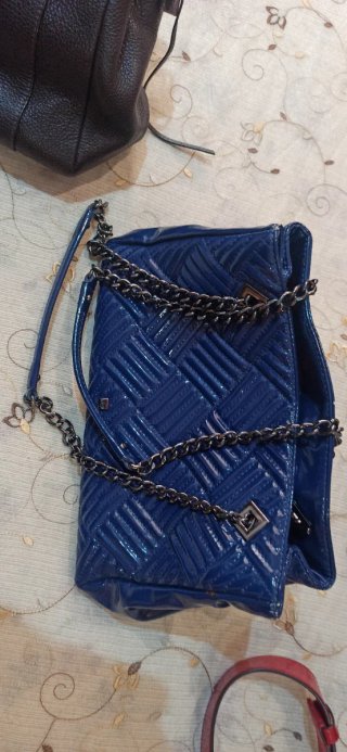 Borsa Polo Ralph Lauren Rosso in Pelle Scamosciata con Fibbia
