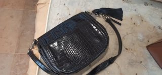 Borsa Polo Ralph Lauren Rosso in Pelle Scamosciata con Fibbia