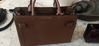 Borsa Polo Ralph Lauren Rosso in Pelle Scamosciata con Fibbia