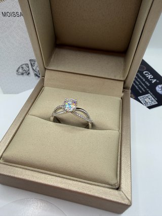 Anello Infinito Moissanite 1 Carato S925