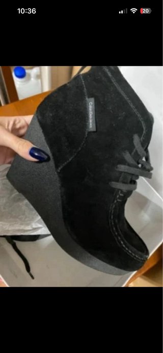 Botines cuña Calvin Klein Jeans Talla 38