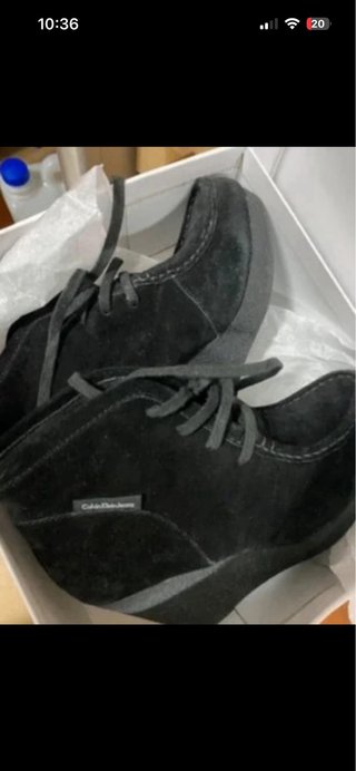 Botines cuña Calvin Klein Jeans Talla 38