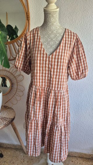 Vestido cuadros vichy