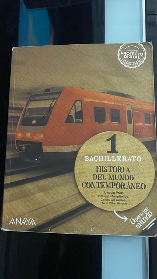 Historia del mundo contemporáneo  1º bachillerato.