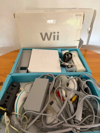 Consola Nintendo Wii Blanca + Accesorios+ volante