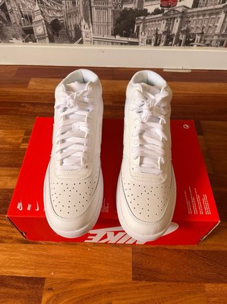 Zapatos Nike Court Vision Mid Blancos Talla 43
