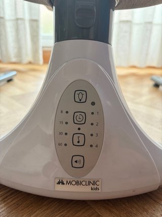 Hamaca balancín para bebé Mobiclinic - Gris ergóno