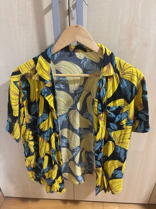 Camisa Hawaiana Estampada Talla M