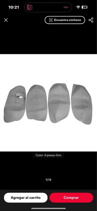Set de 4 Fundas de Tela para Puertas VW Passat B5