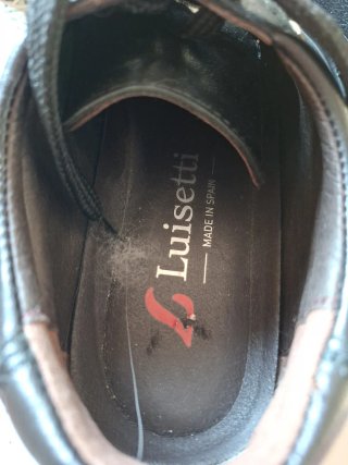 Zapatos Luisetti Hombre Negros