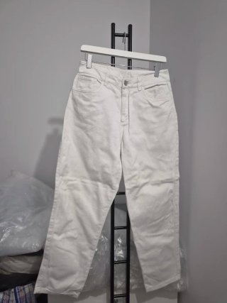 Pantalones Vaqueros Blancos