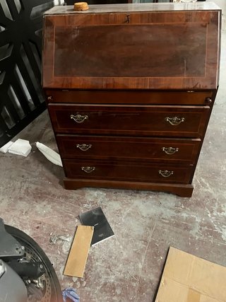 Mueble bureau vintage madera