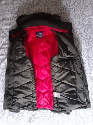 Parka Valecuatro con capucha verde talla L