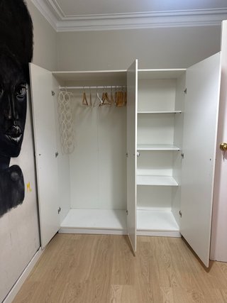 Armario IKEA de 3 puertas blanco
