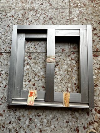 Ventana de Aluminio Corredera sin cristales