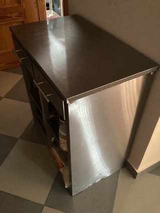 HOY Mueble de cocina acero inoxidable