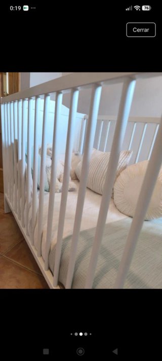 Cuna blanca Ikea Smagora