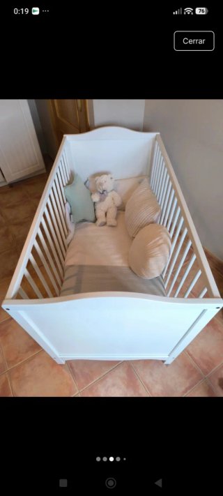 Cuna blanca Ikea Smagora