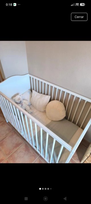 Cuna blanca Ikea Smagora