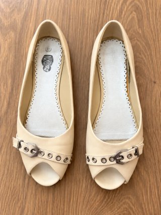 Bailarinas NYC Beige Talla 35