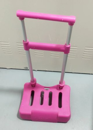Carro Porta Mochila  Marca Safta fucsia.