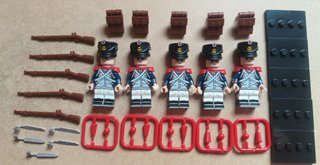 Lego Compatible infanteria Imperial Napoleon