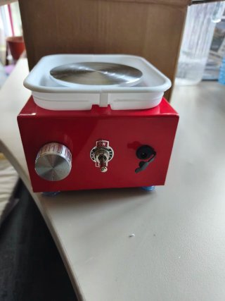 Torno de alfarería para cerámica