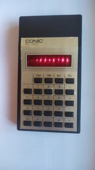 Calculadora copia Texas instruments EL-601  CONIC