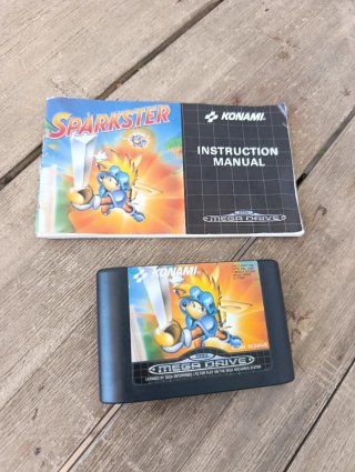 Sparkster Sega Mega Drive Konami videojuego megadr
