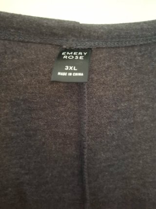 Kimono gris con volantes da talla