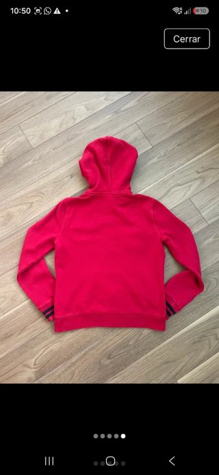 Felpa con Cappuccio Ralph Lauren Rossa Taglia S