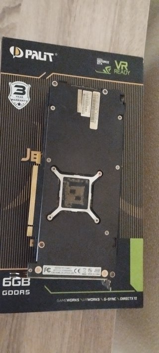Tarjeta Gráfica Nvidia GTX 1060 6GB Palit