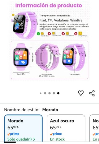 Reloj Inteligente para Niños