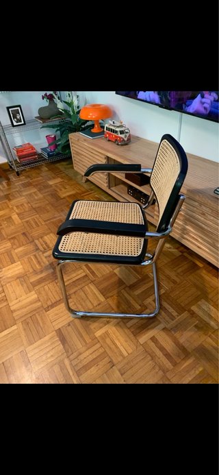Juego de 12 sillas estilo Cesca