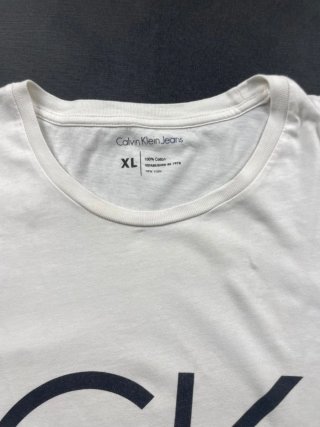 Camiseta Calvin Klein Blanca Talla XL