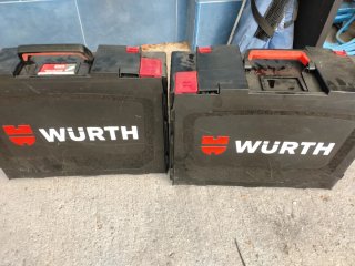 Martillo Würth, taladro percutor, radial, bateria