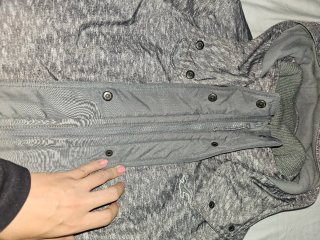 Chaqueta Hollister Gris Talla M