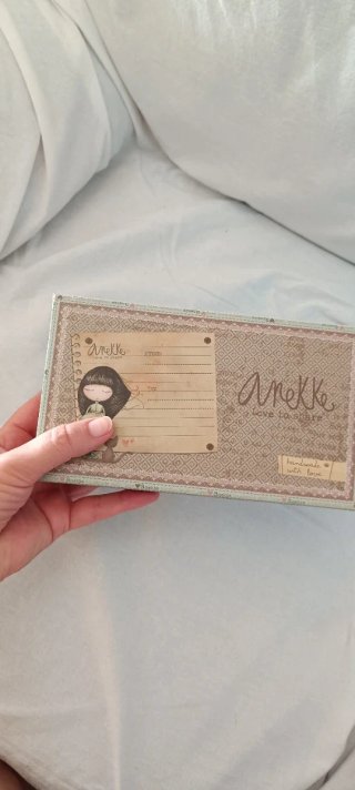 Caja Anekke papel decorada