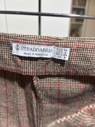 Falda pantalón cuadros