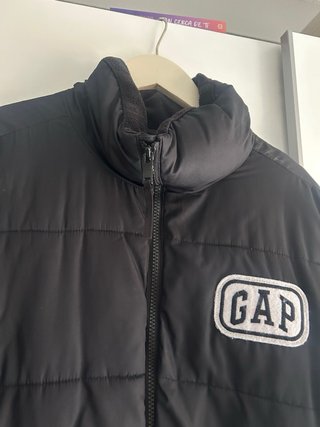 Abrigo Acolchado GAP Negro Talla M