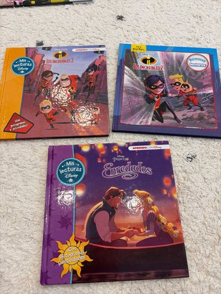 Libros lectura; Enredados e increibles 2