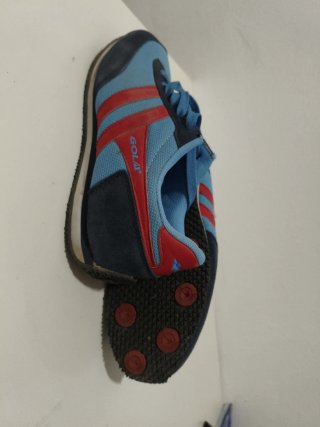 Zapatillas Gola azules y rojas