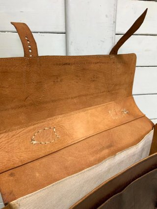 Bolso Cartera Cuero Vintage Marrón